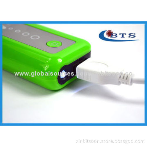 New Portable Power Bank with 4,400mAh Capacity Lithium Battery and Private Model Design